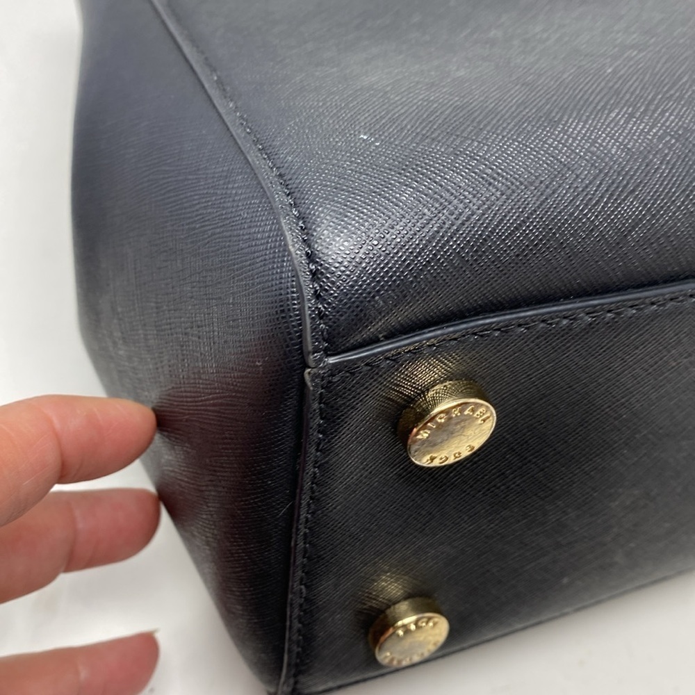 Michael Kors Black Crossbody Satchel - Picture 14 of 16